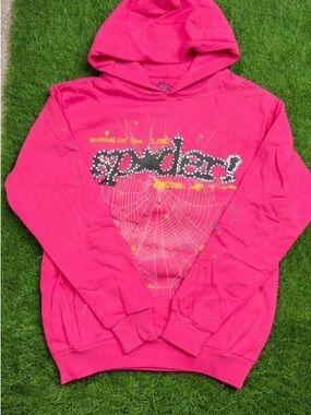 Pink Sp5der Hoodie